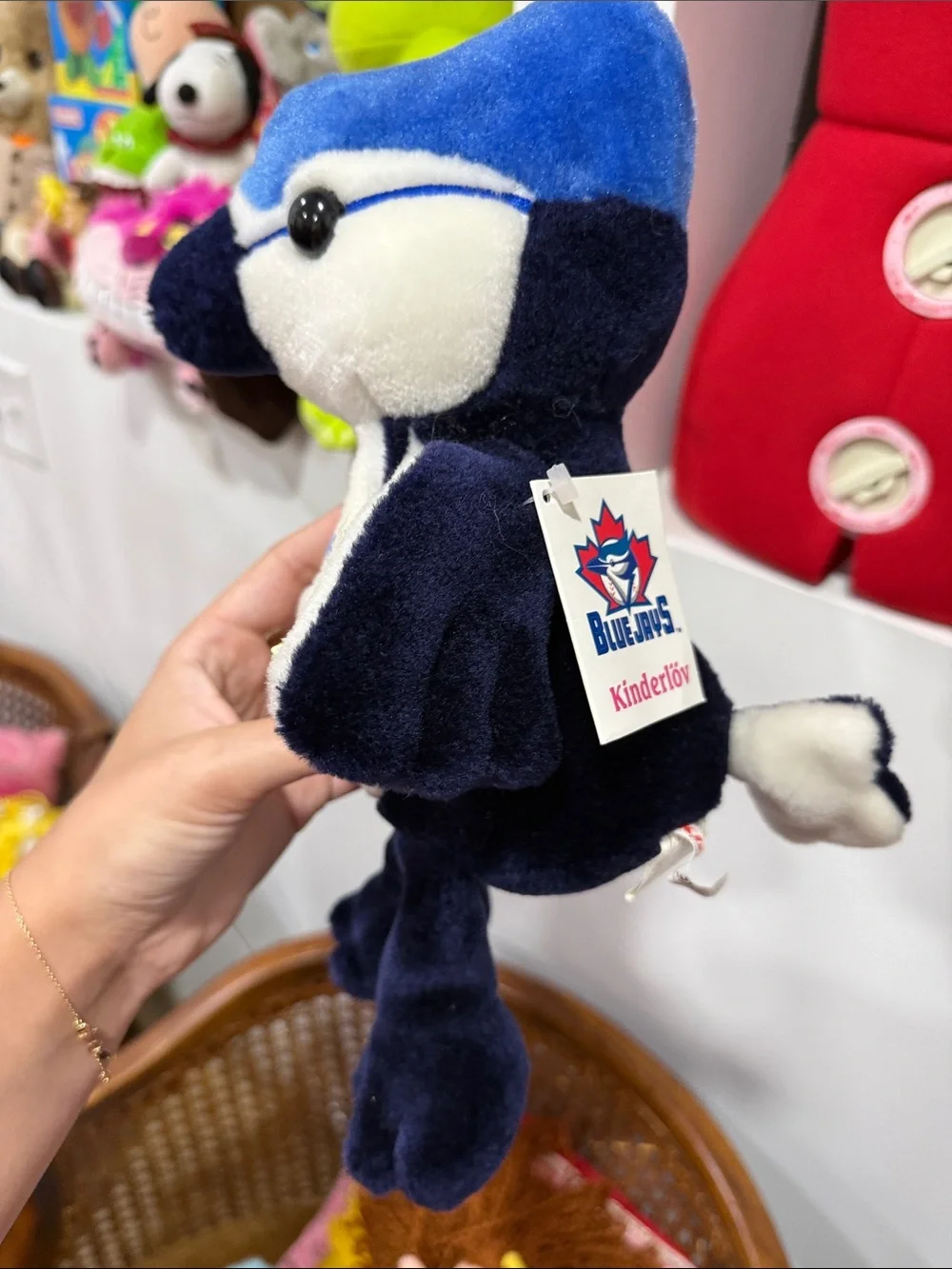 1997 Toronto MLB Baseball BLUE JAYS Plush Toy Bird 12 inch